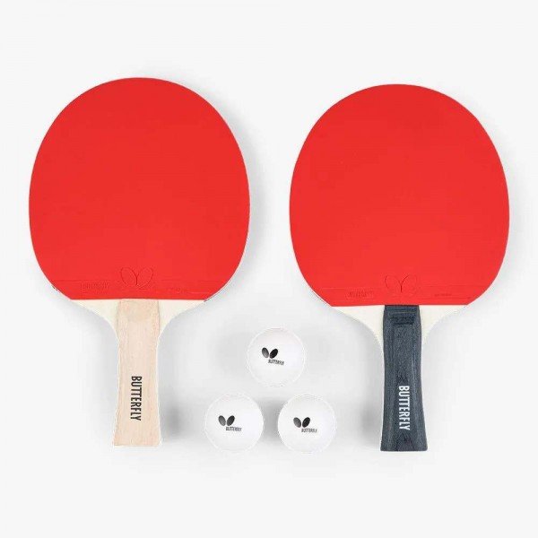 Butterfly Racket Set Easy (2) stalo teniso rakečių rinkinys