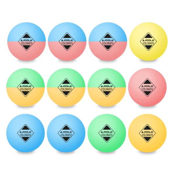 JOOLA kamuoliukai Colorato, 12 vnt.