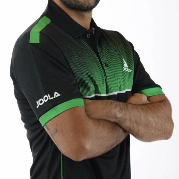 Marškinėliai Joola Edge black/green