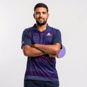 Marškinėliai Joola Solstice navy/purple