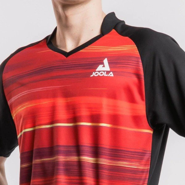 Marškinėliai Joola Solstice black/red