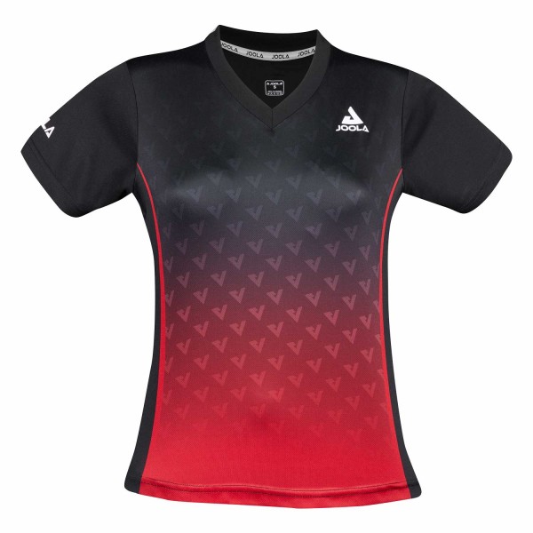 Marškinėliai Joola Lady VIRO black/red