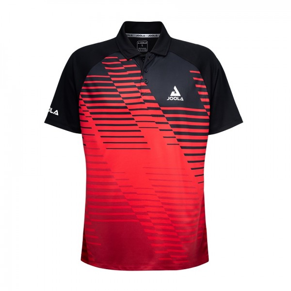 Marškinėliai Joola Zephir Polo black/red