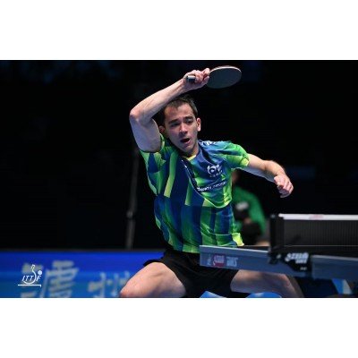 Hugo Calderano istorinis triumfas ITTF Pasaulio taurėje 2025