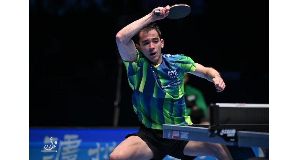 Hugo Calderano istorinis triumfas ITTF Pasaulio taurėje 2025